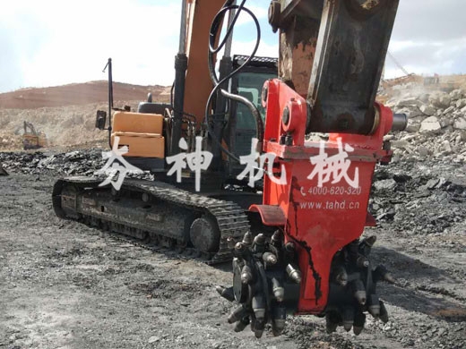 RW系列臥式液壓巖土銑挖機應用