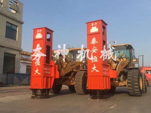 hc系列高速液壓夯實機(jī)案例
