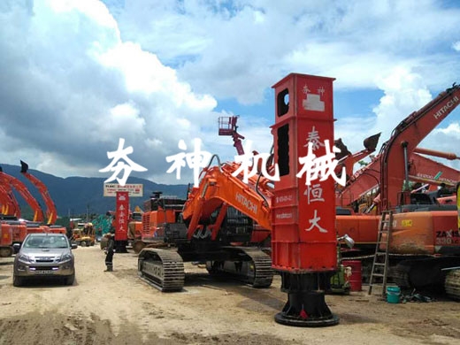 hc系列高速液壓夯實機(jī)案例